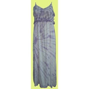 Raviya Crochet, Purple and White, Maxi Dress, Swim Coverup,‎ Medium
